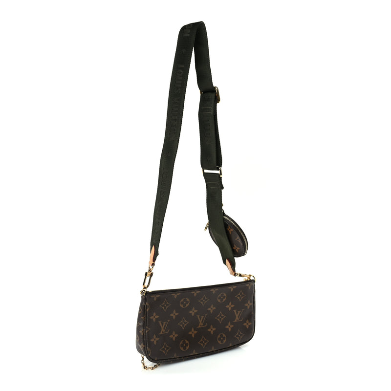  Louis Vuitton Monogram Multi Pochette Accessories Kaki