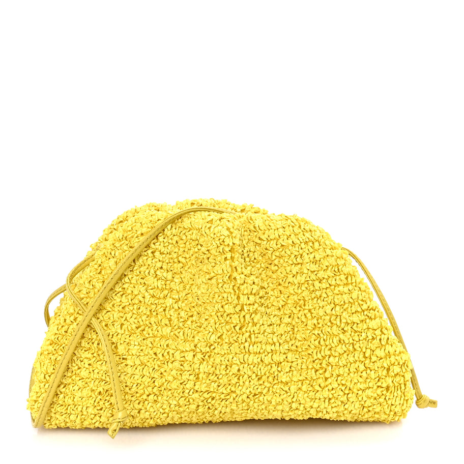 Bottega Veneta Bouclé Curly Raffia The Mini Pouch Mirabelle Image 1