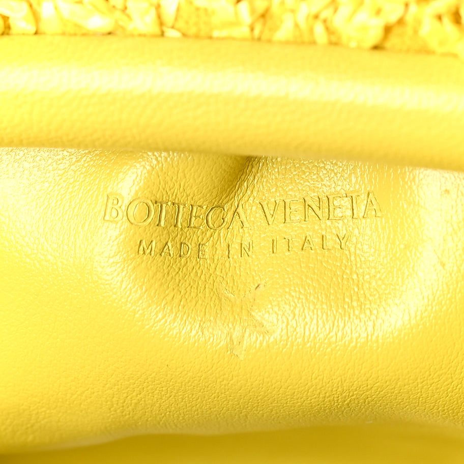 Bottega Veneta Bouclé Curly Raffia The Mini Pouch Mirabelle Image 5