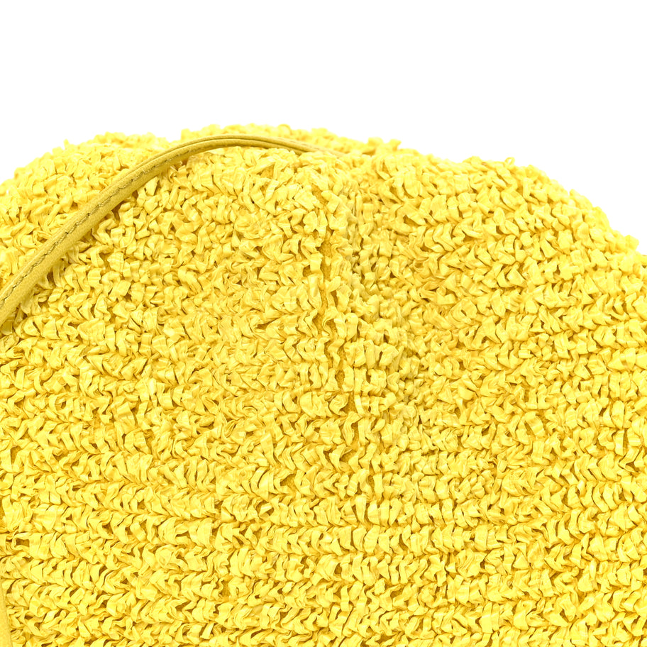 Bottega Veneta Bouclé Curly Raffia The Mini Pouch Mirabelle Image 6