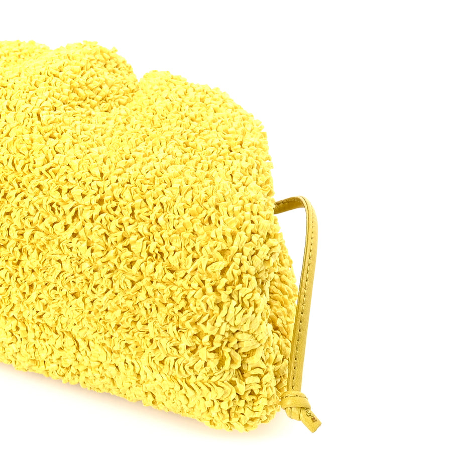 Bottega Veneta Bouclé Curly Raffia The Mini Pouch Mirabelle Image 8