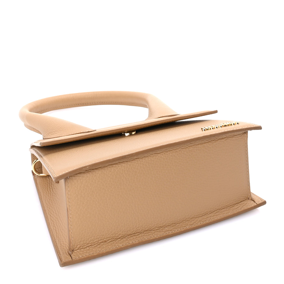 Jacquemus Grained Calfskin Le Grand Chiquito  Camel Image 3