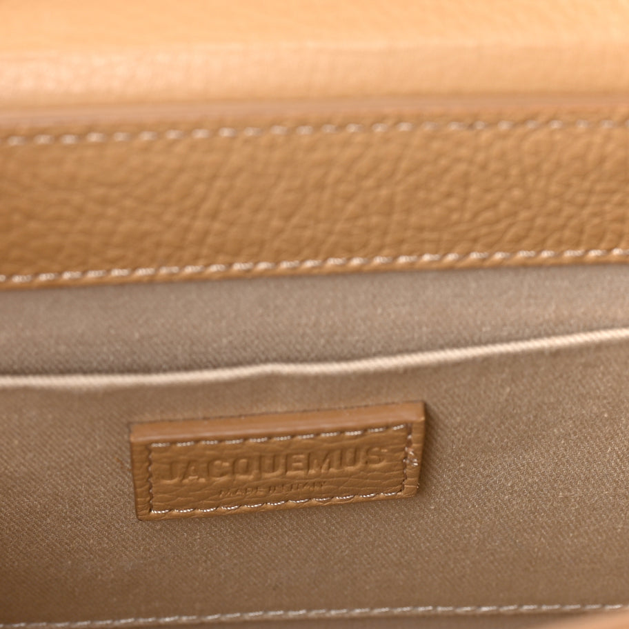 Jacquemus Grained Calfskin Le Grand Chiquito  Camel Image 5