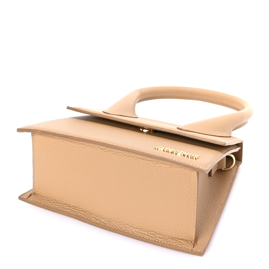 Jacquemus Grained Calfskin Le Grand Chiquito  Camel Image 8