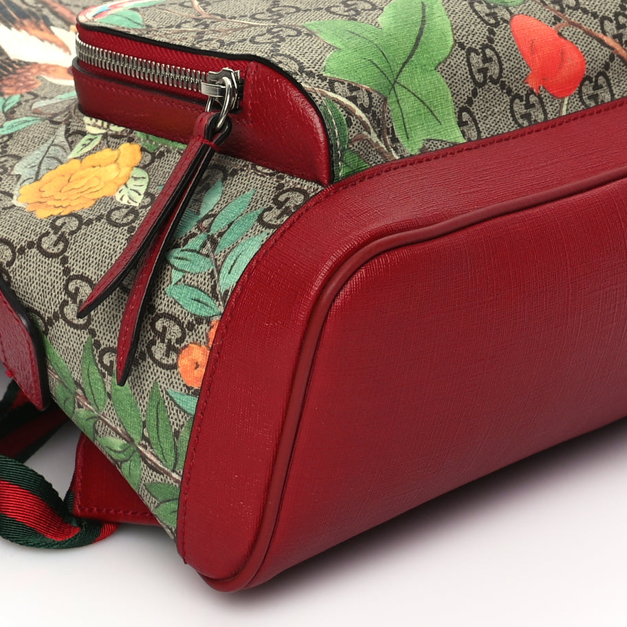 Gucci GG Supreme Monogram Tian Web Small Day Backpack Multicolor Image 7