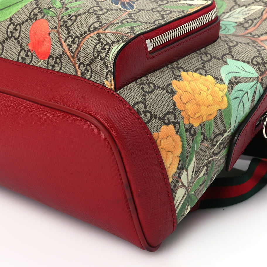 Gucci GG Supreme Monogram Tian Web Small Day Backpack Multicolor Image 8