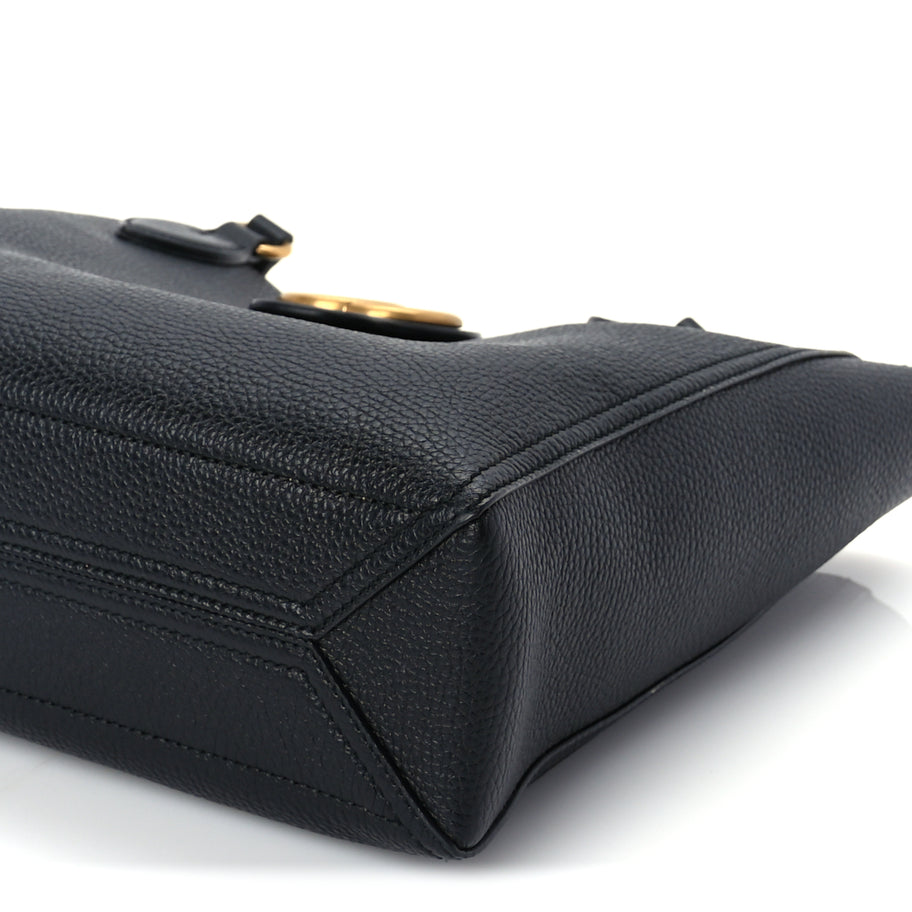 Gucci New Sakai Calfskin Lux Small Dahlia Tote Black | Luxe Collective