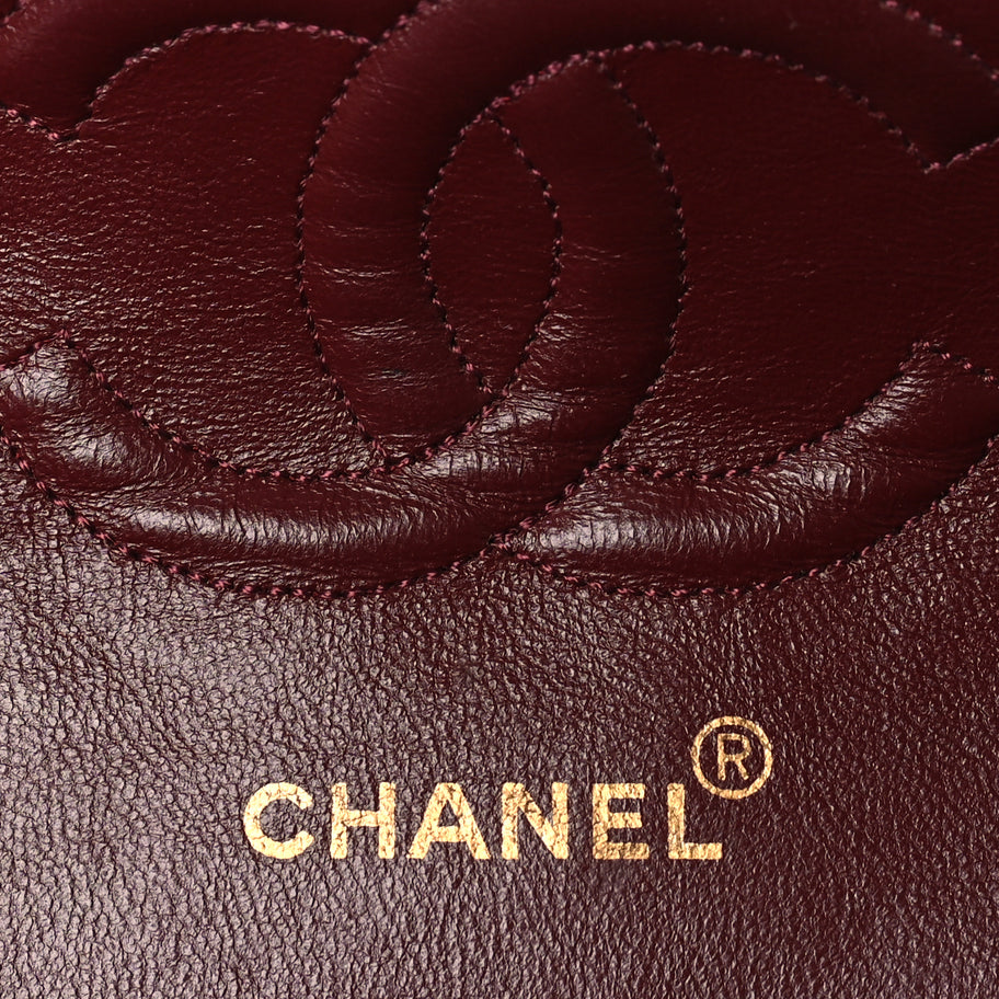 Chanel Lambskin Quilted Medium Double Flap Black Image 5