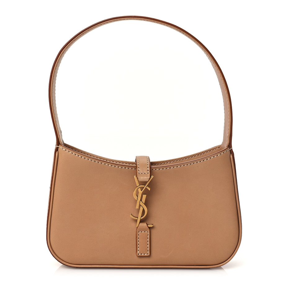 Saint Laurent Smooth Calfskin Mini Le 5 A 7 Hobo Image 1