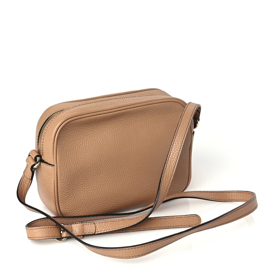 Gucci Pebbled Calfskin Small Soho Disco Bag Rose Beige Image 2