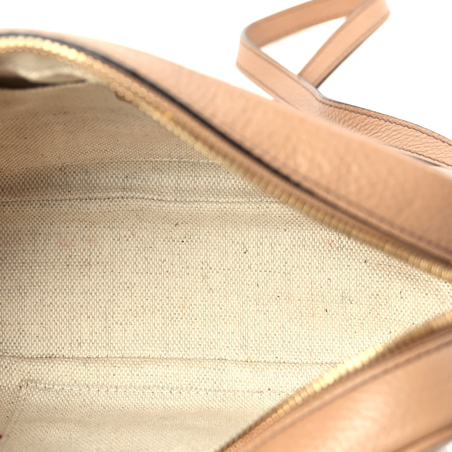 Gucci Pebbled Calfskin Small Soho Disco Bag Rose Beige Image 4