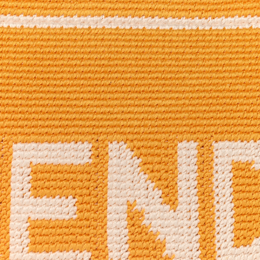 Fendi Crochet Vitello King Logo Plexiglass Medium Fendi Sunshine Shopper Tote Mimosa Panna Image 6