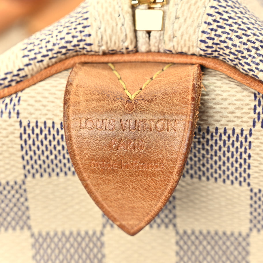Louis Vuitton Damier Azur Speedy 35 Image 5