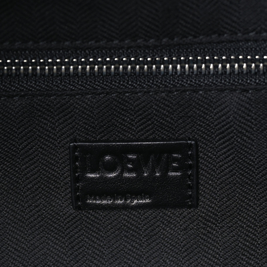 Loewe Shiny Calfskin Puzzle Fold Duffle Black Black Image 5