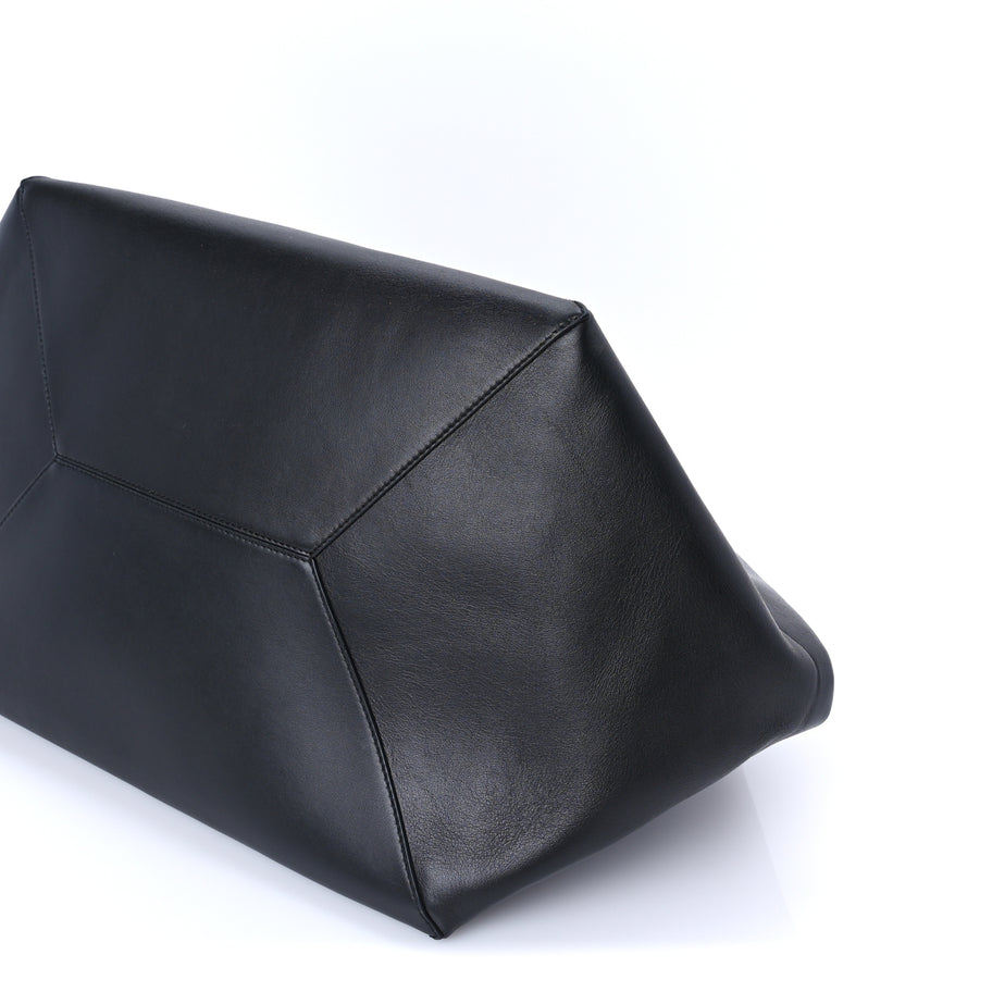 Loewe Shiny Calfskin Puzzle Fold Duffle Black Black Image 8