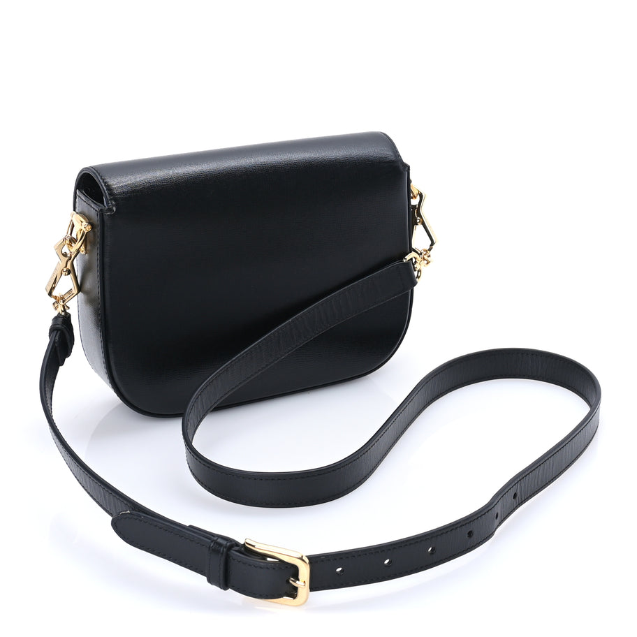 Gucci Azalea Calfskin Horsebit 1955 Shoulder Bag  Black Image 2