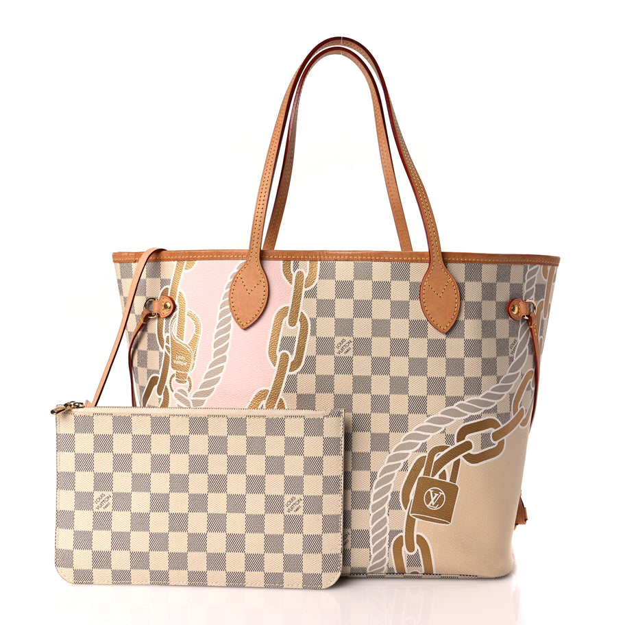 Louis Vuitton Damier Azur Nautical Neverfull MM Image 2