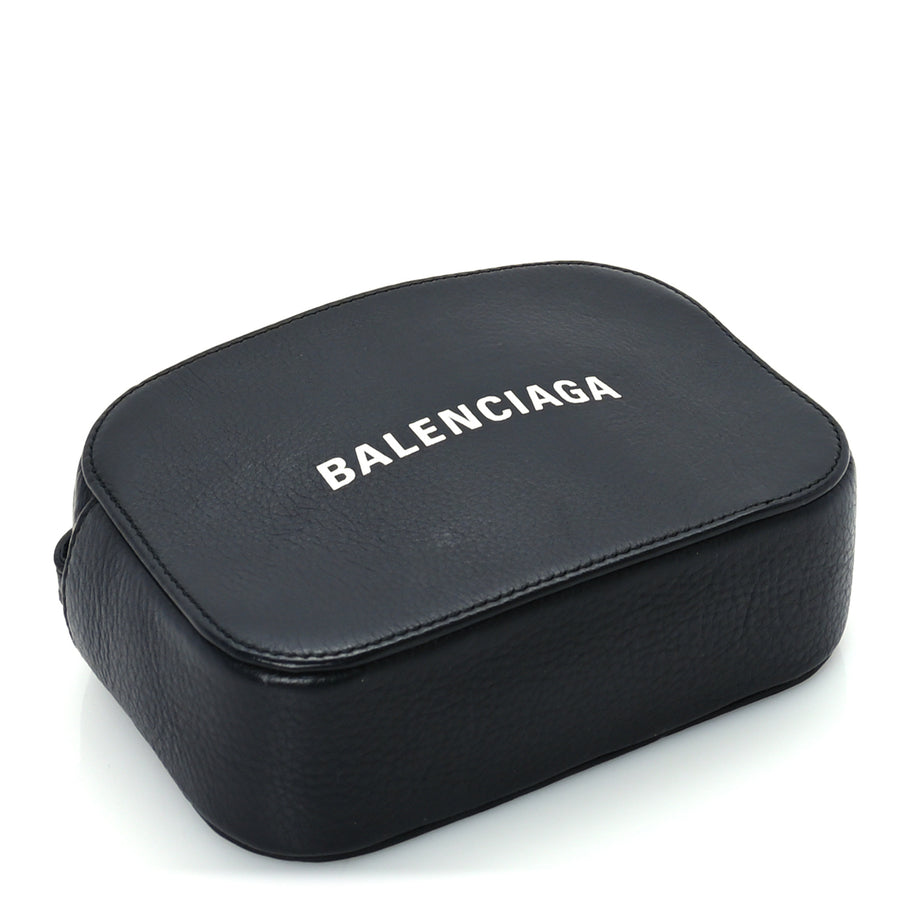 Balenciaga Calfskin Logo XS Everyday Camera Bag Black Image 3