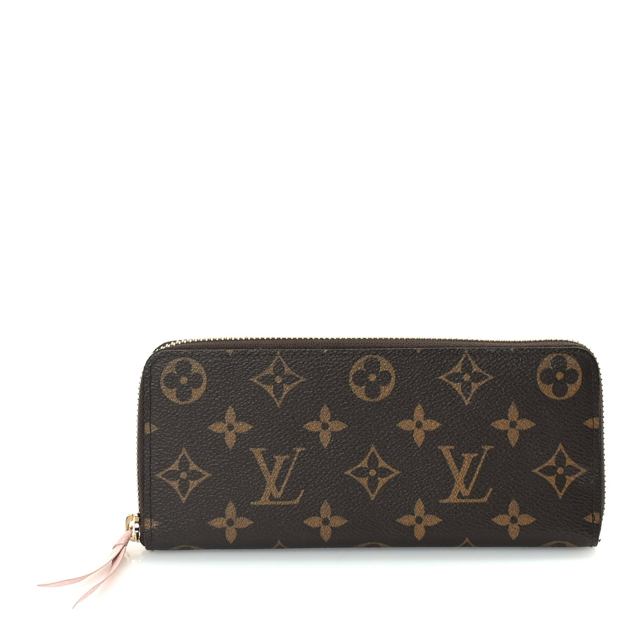 Louis Vuitton Monogram Clemence Wallet  Rose Ballerine Image 1