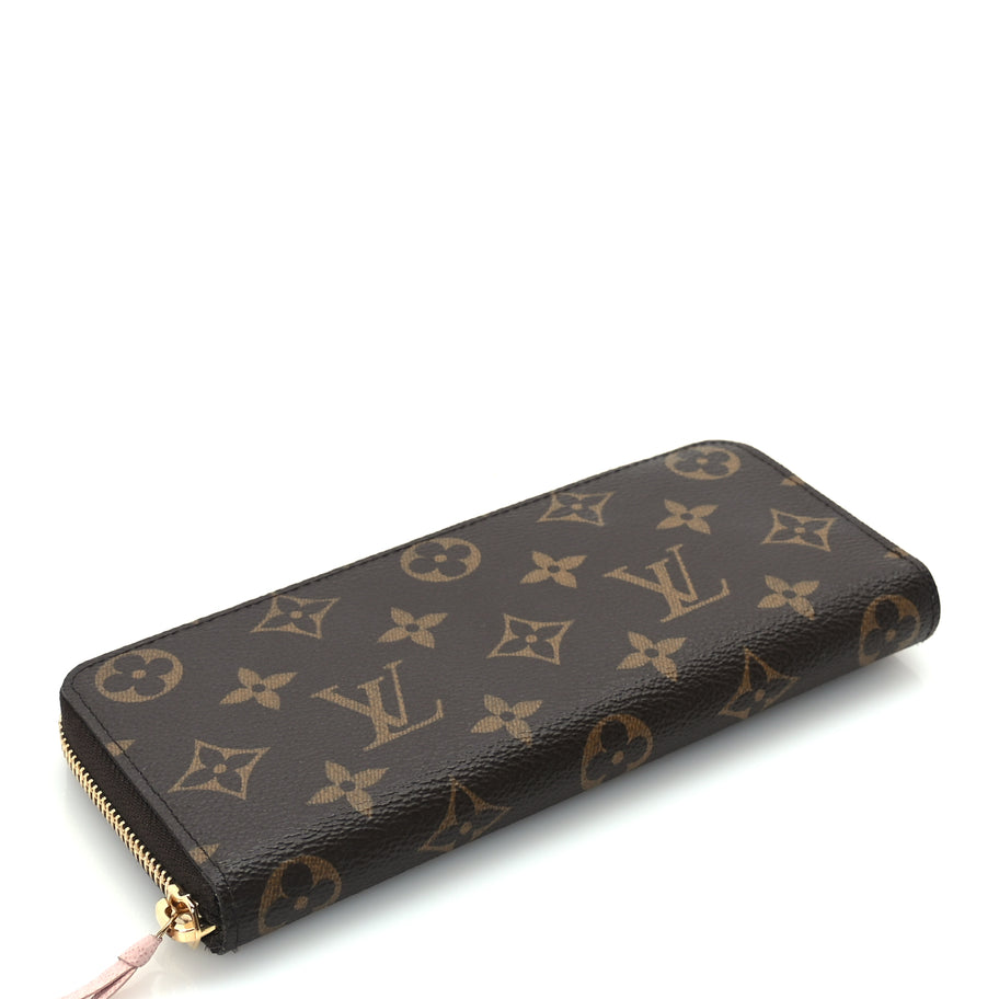 Louis Vuitton Monogram Clemence Wallet  Rose Ballerine Image 4