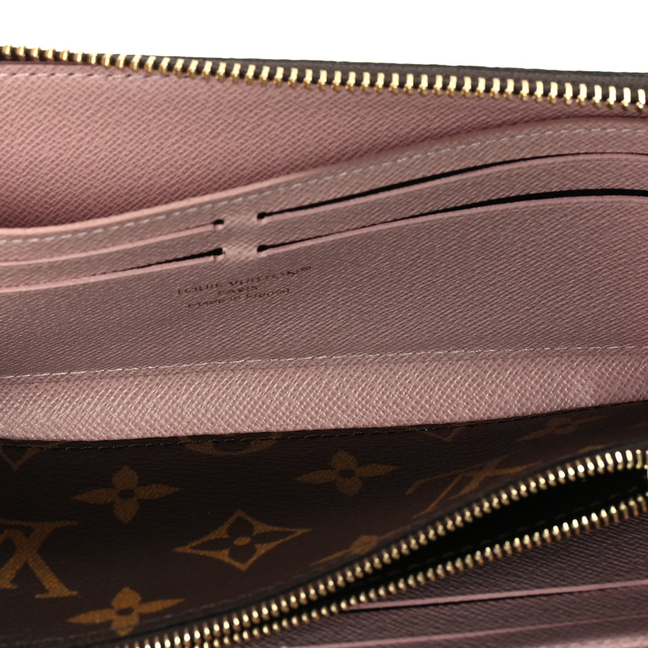 Louis Vuitton Monogram Clemence Wallet  Rose Ballerine Image 5