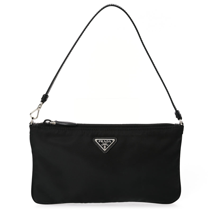 Prada Re-Nylon Vela Pouch Black Image 1