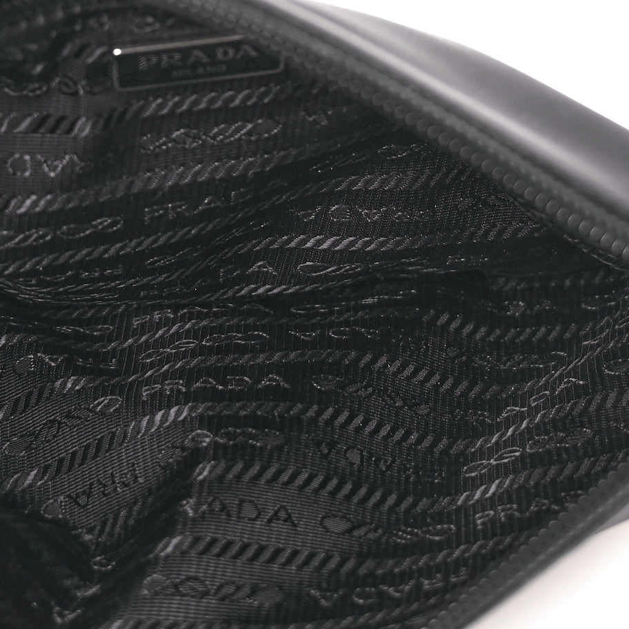Prada Re-Nylon Vela Pouch Black Image 4