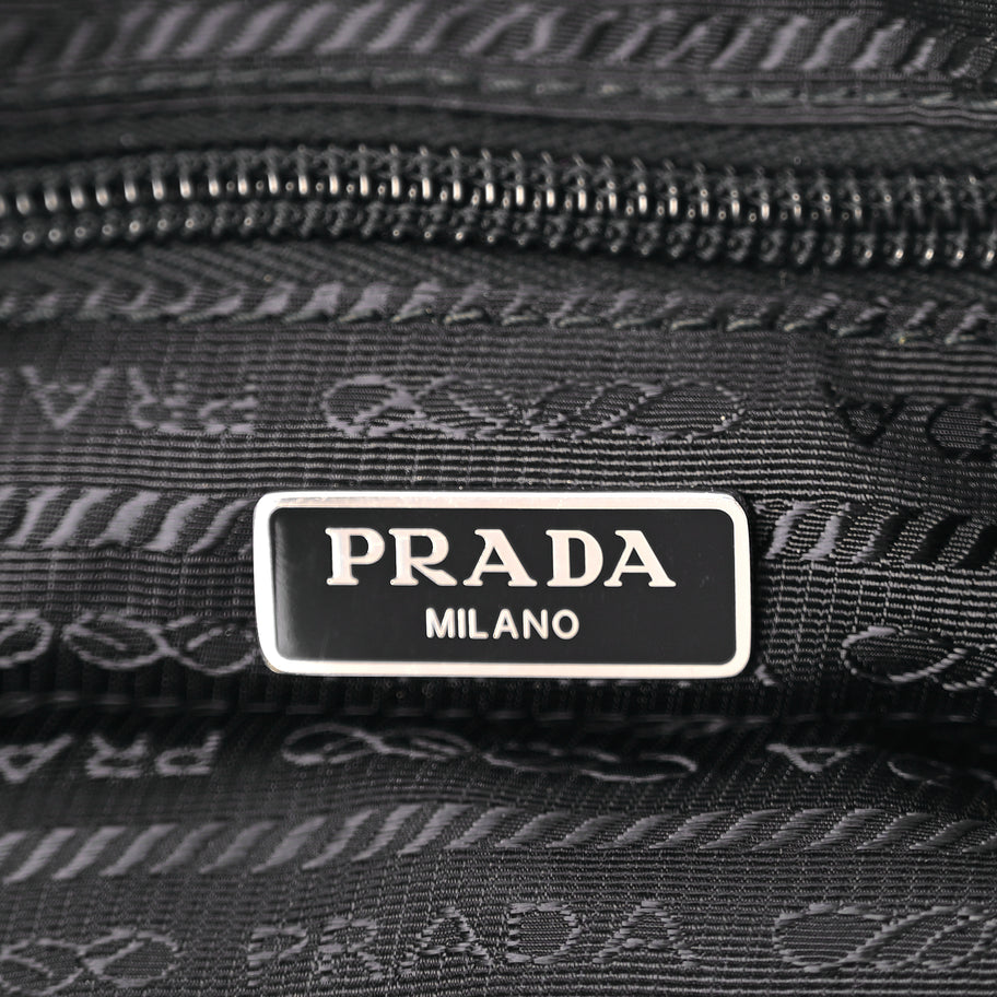 Prada Re-Nylon Vela Pouch Black Image 5