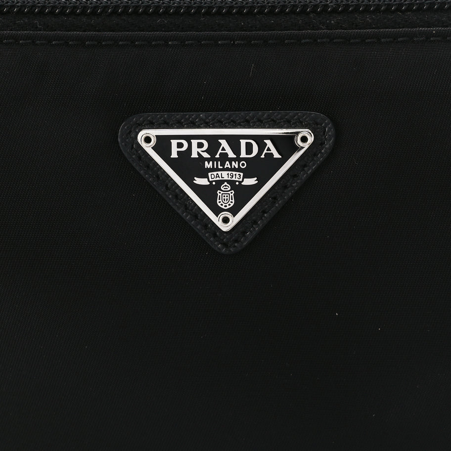 Prada Re-Nylon Vela Pouch Black Image 6