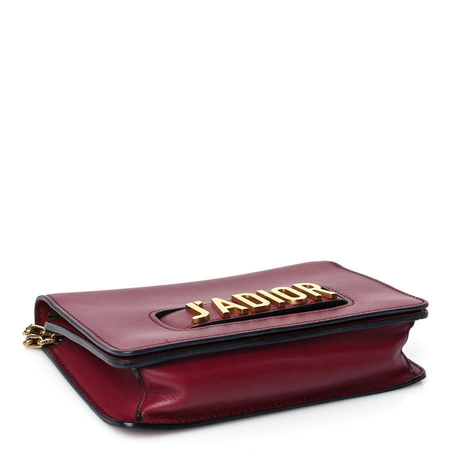 Christian Dior Calfskin J'Adior Chain Flap Bag Red Image 3