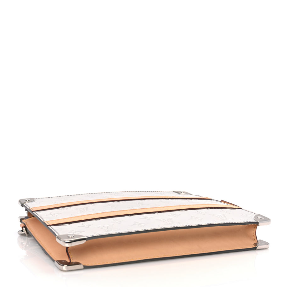 Louis Vuitton Monogram Mirror Trunk Pouch Silver Image 4