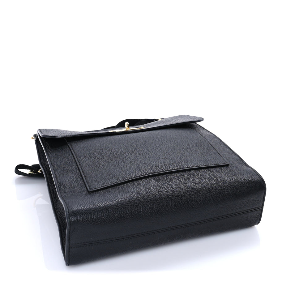 Mulberry Natural Grain Calfskin Antony Messenger Crossbody  Black Image 3