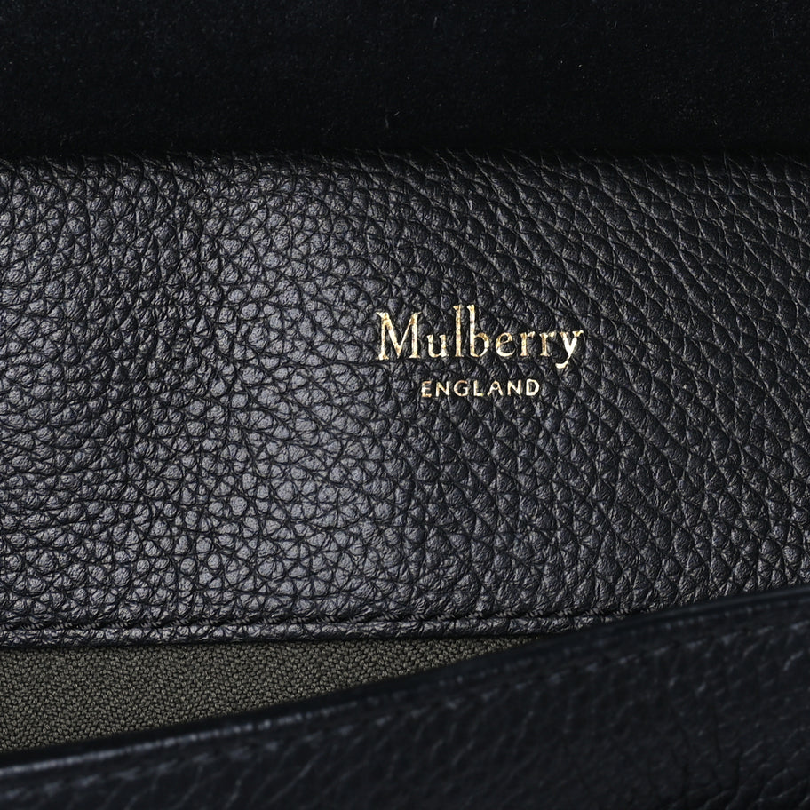 Mulberry Natural Grain Calfskin Antony Messenger Crossbody  Black Image 5