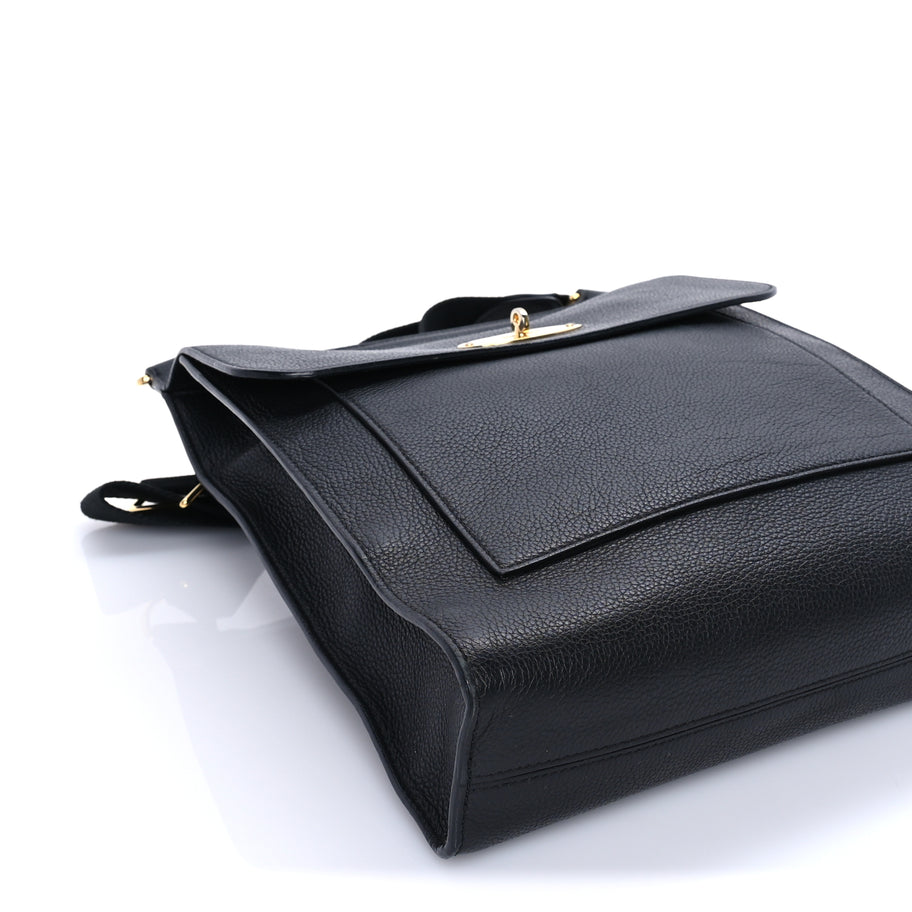 Mulberry Natural Grain Calfskin Antony Messenger Crossbody  Black Image 7