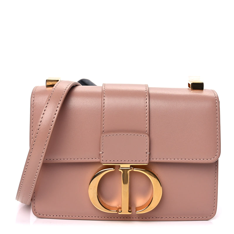  Christian Dior Smooth Calfskin Micro 30 Montaigne Flap Bag  Rose Des Vents