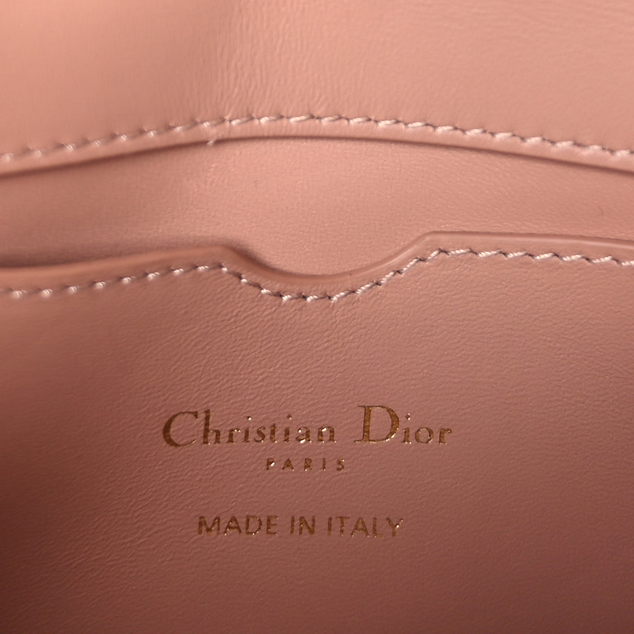 Christian Dior Smooth Calfskin Micro 30 Montaigne Flap Bag  Rose Des Vents Image 5