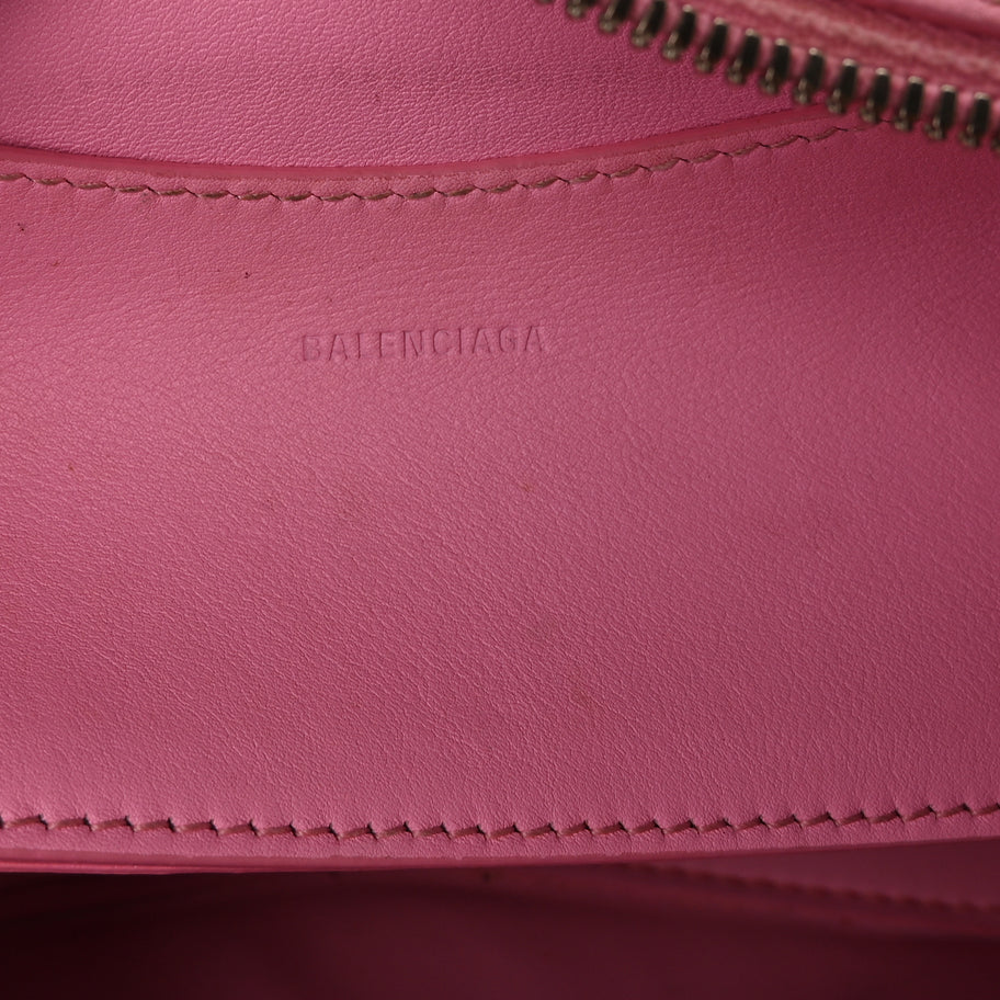 Balenciaga Cake Calfskin Tonal Hardware Mini Neo Classic City  Rose Image 8