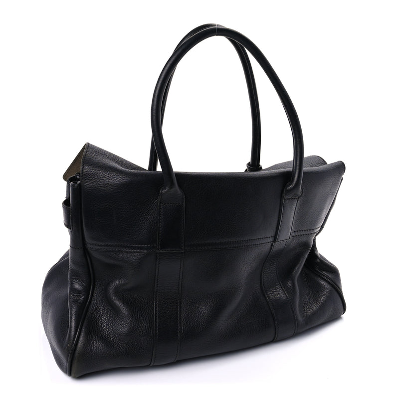  Mulberry Natural Leather Bayswater Black