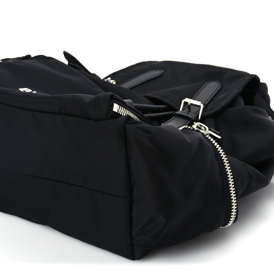 Burberry Nylon Logo Print Medium Rucksack Backpack Black Image 8