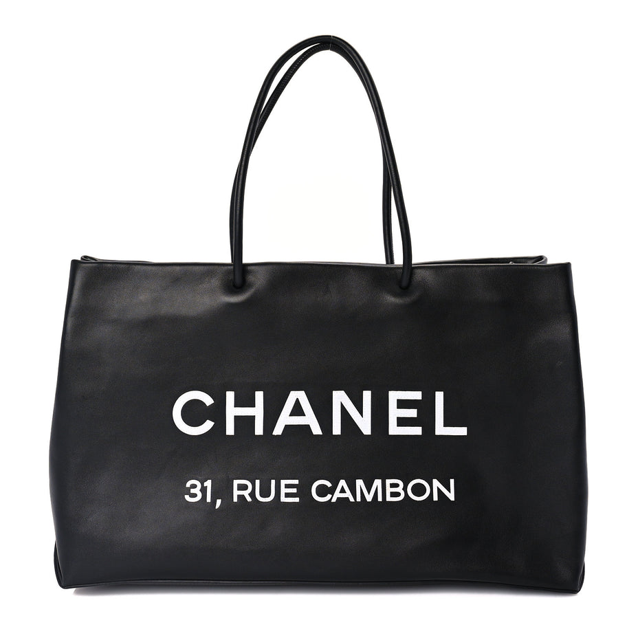 Chanel Calfskin Large Essential 31 Rue Cambon Tote Black Image 1