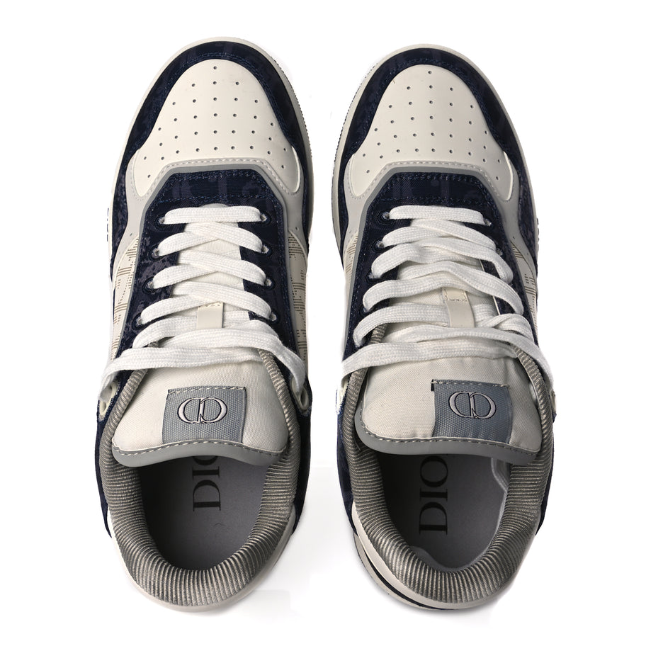 Christian Dior X DENIM TEARS Smooth Calfskin Oblique Denim Mens B27 Low Top Sneakers 41 Blue Image 5