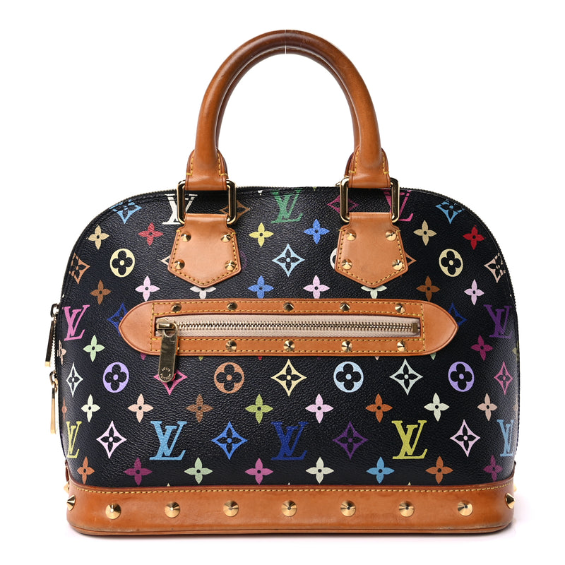  Louis Vuitton Monogram Multicolor Alma Black
