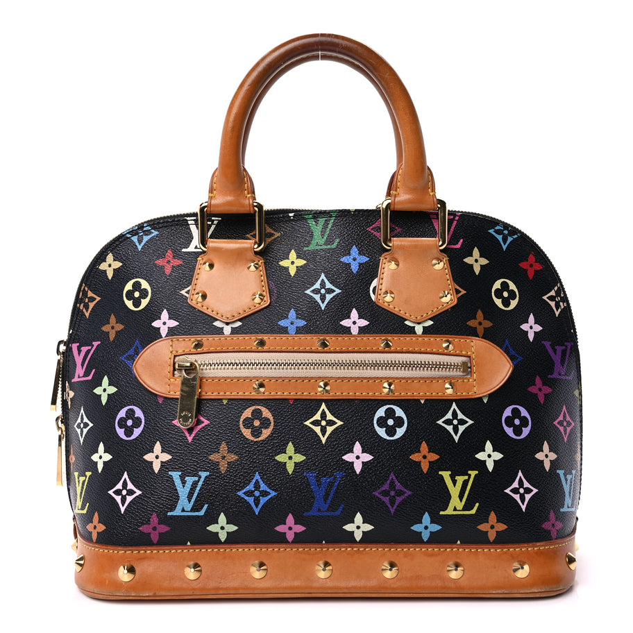 Louis Vuitton Monogram Multicolor Alma Black Image 1