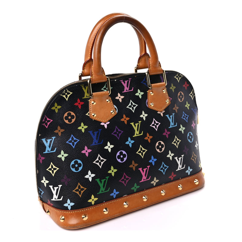  Louis Vuitton Monogram Multicolor Alma Black