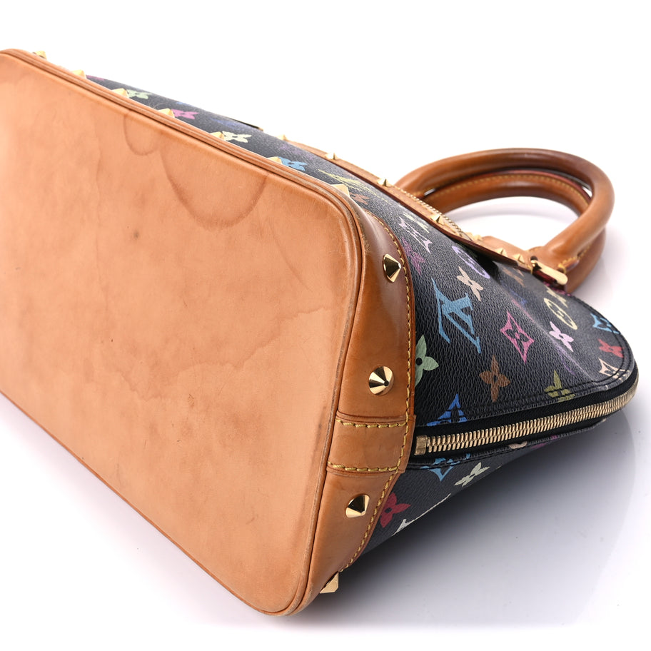 Louis Vuitton Monogram Multicolor Alma Black Image 7