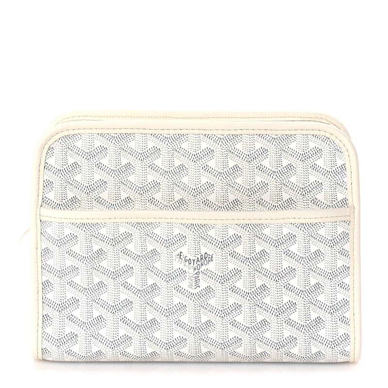  Goyard Goyardine Jouvence PM Toiletry Pouch White