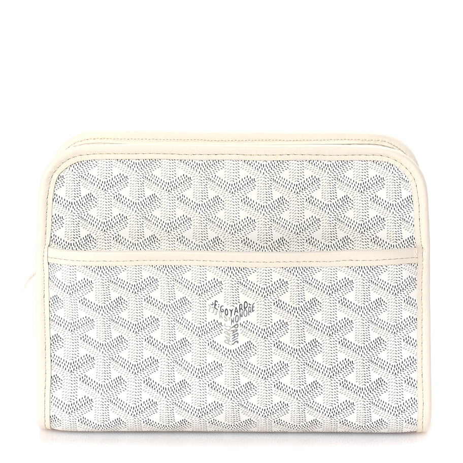 Goyard Goyardine Jouvence PM Toiletry Pouch White Image 1
