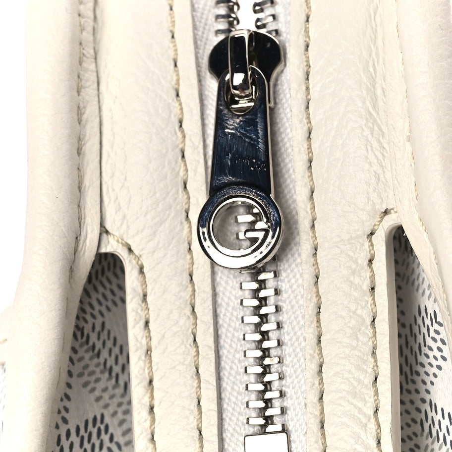 Goyard Goyardine Jouvence PM Toiletry Pouch White Image 5