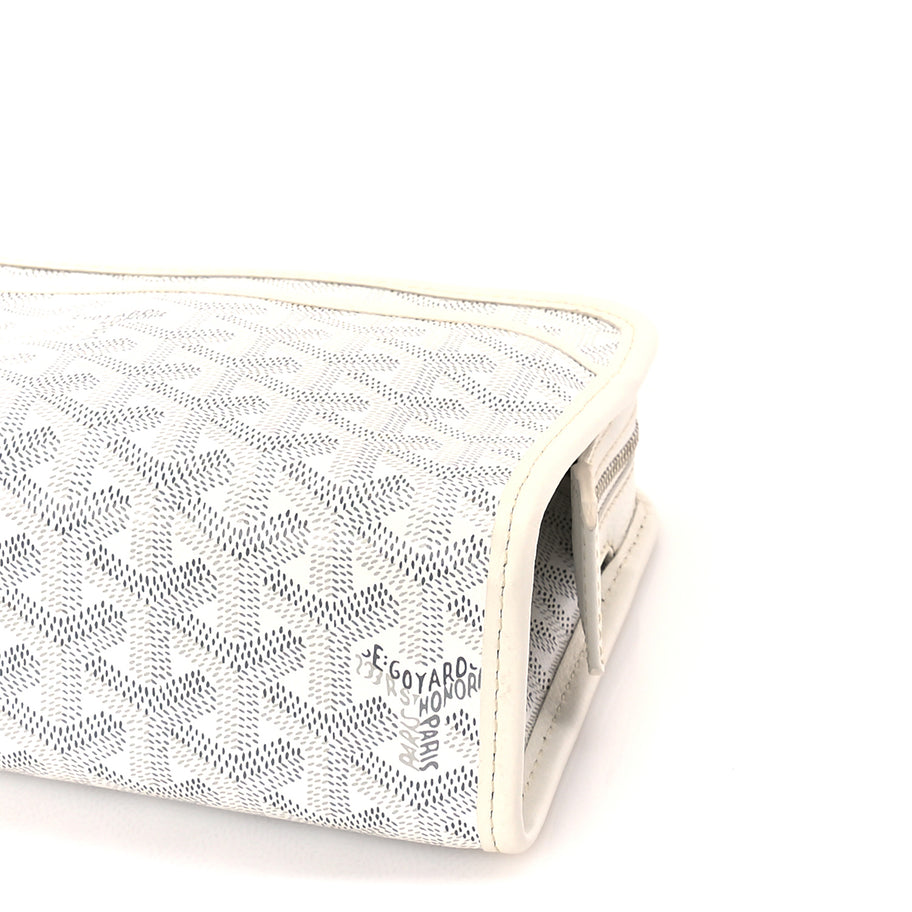 Goyard Goyardine Jouvence PM Toiletry Pouch White Image 8