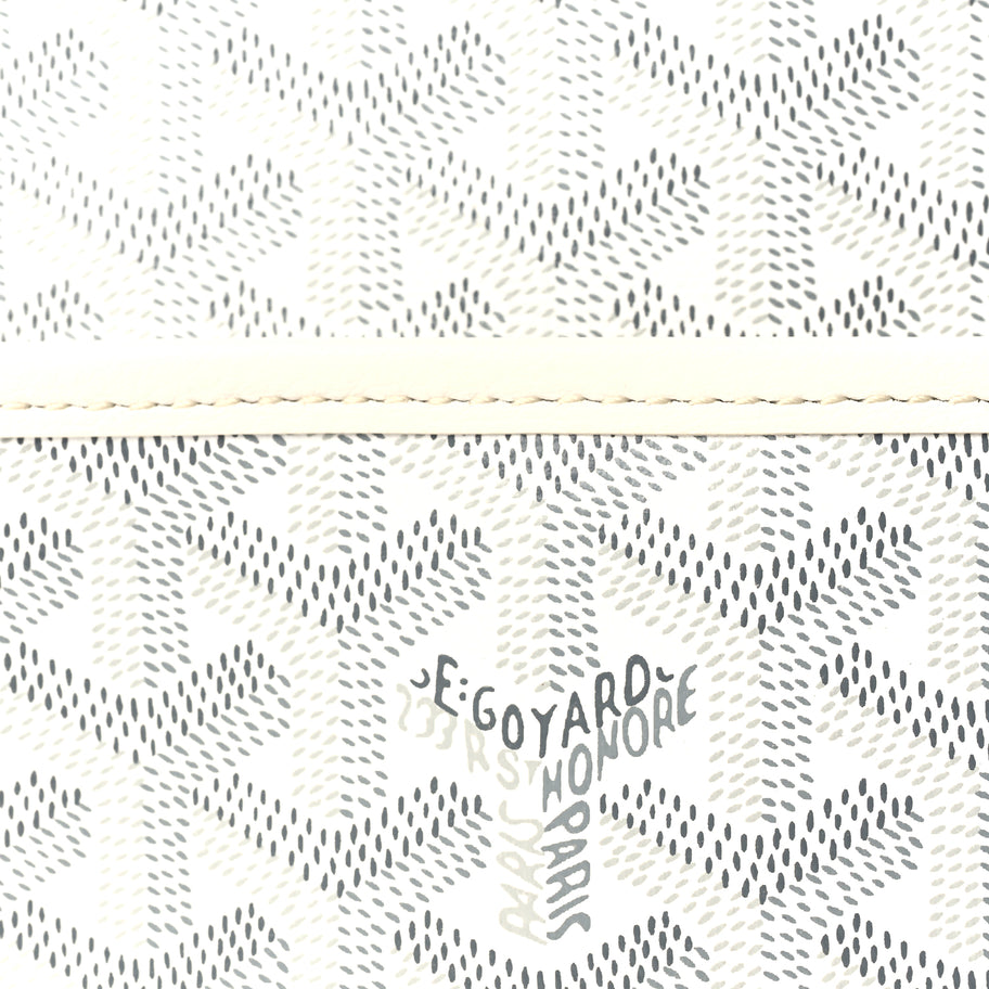 Goyard Goyardine Jouvence PM Toiletry Pouch White Image 9